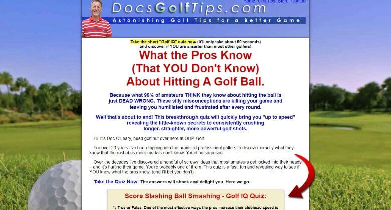 Doc's Golf Tips