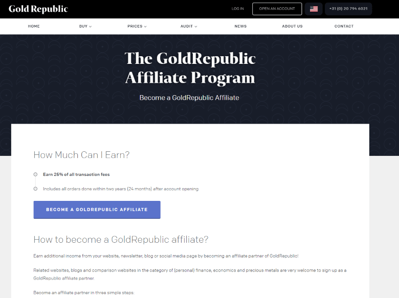 gold republic homepage