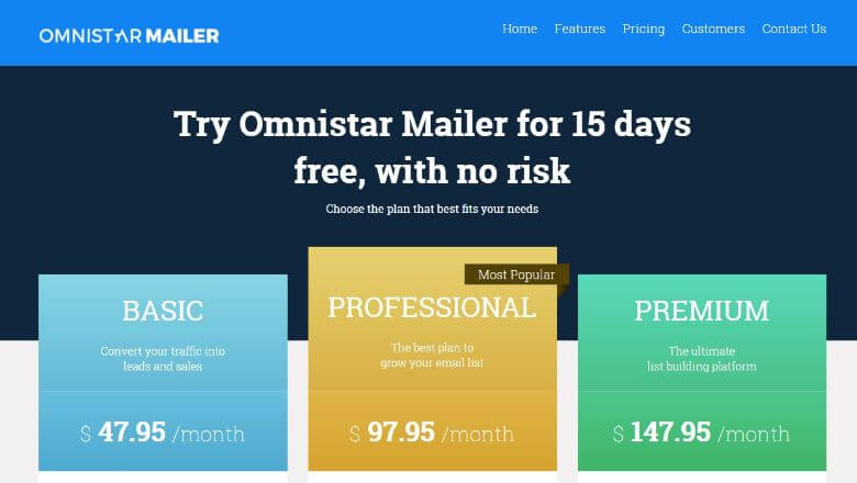 omnistar mailer home page