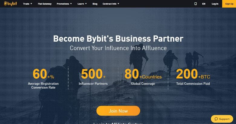 bybit affiliate page