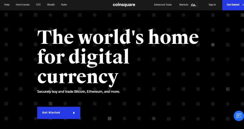 coinsquare homepage
