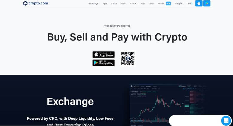 crypto.com homepage