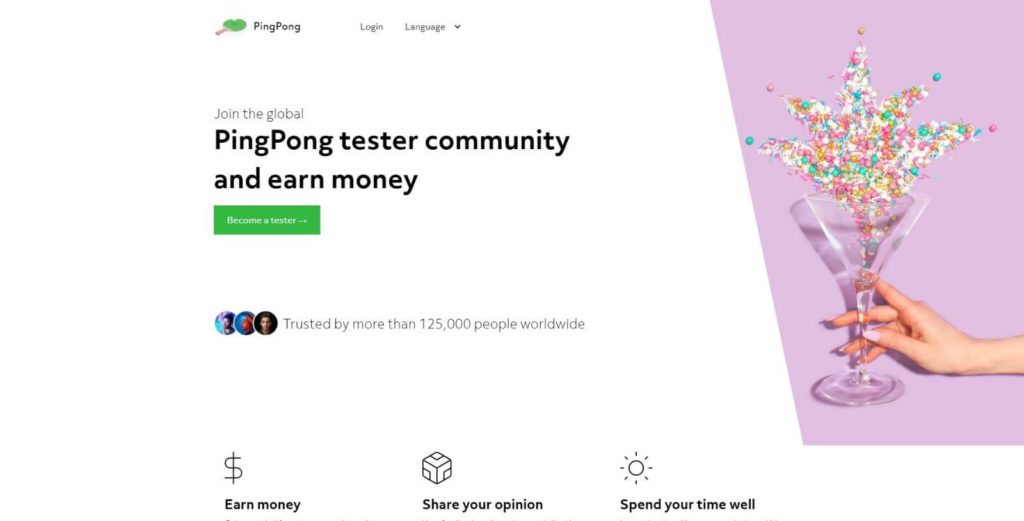 PingPong website testing