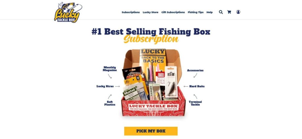 Lucky tackle box